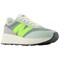 New Balance 370 Anti Slip Wear Resistant Low Top Running Shoes Women's Gray Green GS370DA - фото 620343