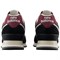 New Balance 574 Black White Burgundy Women's WL574WBE - фото 620419