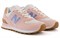 New Balance 574 Pink Blue Orange Women's WL574RB2 - фото 620435