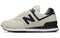 New Balance NB 574 Cushioning Low Top Running Shoes Women's Beige Black pz-2618109158785967593 - фото 620728