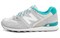 New Balance NB 996 Abrasion Resistant Low Top Running Shoes Women's Gray Blue White WR996CL - фото 620762