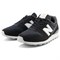 New Balance NB 996 Cushioned Slip Resistant Low Top Running Shoes Women's Black White WL996BP2 - фото 620769