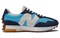 New Balance 327 Sky Blue Natural Indigo MS327BM - фото 620949