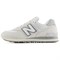 New Balance NB 574 Anti Slip Wear Resistant Low Top Running Shoes Men's Light Gray U574WPGD - фото 621366