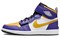 Jordan 1 High FlyEase Lakers CQ3835-517 - фото 621557