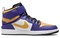 Jordan 1 High FlyEase Lakers CQ3835-517 - фото 621558