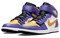 Jordan 1 High FlyEase Lakers CQ3835-517 - фото 621559
