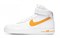 Nike Air Force 1 High White University Gold AT4141-101 - фото 622454