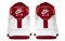 Nike Air Force 1 Low White University Red CD0884-101 - фото 622777