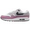 Nike Air Max 1 Anti Slip Wear Resistant Low Top Running Shoes Men's Gray Pink Red FZ5808-104 - фото 622990