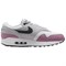 Nike Air Max 1 Anti Slip Wear Resistant Low Top Running Shoes Men's Gray Pink Red FZ5808-104 - фото 622991