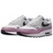 Nike Air Max 1 Anti Slip Wear Resistant Low Top Running Shoes Men's Gray Pink Red FZ5808-104 - фото 622992