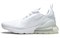 Nike Air Max 270 Triple White AH8050-101 - фото 623149