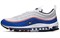 Nike Air Max 97 White Game Royal Pink Gaze 921826-107 - фото 623626