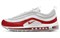 Nike Air Max 97 White University Red DX8964-100 - фото 623631