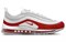Nike Air Max 97 White University Red DX8964-100 - фото 623632