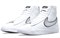 Nike Blazer Mid 77 Essential White Metallic Silver Women's DH0070-100 - фото 624869