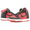 Nike Dunk High Tumbled Leather Black Varsity Red 317982-608 - фото 625382