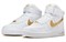 Nike Air Force 1 High 'White Metallic Gold' Women's DD9624-103 - фото 628935