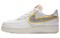 Nike Air Force 1 Low '07 Lx White Metallic Silver Gold Women's CZ8104-100 - фото 628985