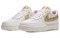 Nike Air Force 1 Low '07 Lx White Metallic Silver Gold Women's CZ8104-100 - фото 628987