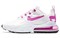 Nike Air Max 270 React White Fire Pink Women's CJ0619-100 - фото 629599