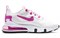 Nike Air Max 270 React White Fire Pink Women's CJ0619-100 - фото 629600