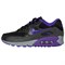 Nike Air Max 90 Anti Slip Wear Resistant Low Top Casual Running Shoes Women's Black Purple 616730-010 - фото 629652