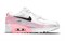Nike Air Max 90 White Pink Tie Dye GS DM3110-100 - фото 629822