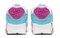 Nike Air Max 90 White Vivid Pink Light Blue Fury Women's CT1030-001 - фото 629831