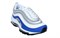 Nike Air Max 97 White Game Royal Women's 921733-101 - фото 630015