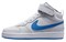Nike Court Borough Mid 2 'Grey Light Blue' GS CD7782012 - фото 631095