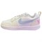 Nike Court Borough Wear resistant And Lightweight Low Top Skateboard Shoes Women's White Yellow Blue HJ3492-141 - фото 631118