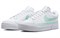 Nike Court Legacy Slip Resistant Cushioning Low Top Skateboard Shoes Women's White Green FZ3770-100 - фото 631172