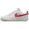 Nike Court Vision Anti Slip Wear Resistant Low Top Skateboard Shoes Women's White Red HV5246-100 - фото 631240