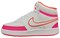 Nike Court Vision Mid Shoes For White/Pink Women's DD8494-181 - фото 631302
