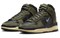 Nike Dunk High Up Medium Olive Black Velvet Brown Wolf Grey Women's DH3718-200 - фото 631465