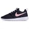 Nike Roshe One Cushioning, Wear Resistant Low Top Running Shoes Women's Black Pink 844994-008 - фото 632645