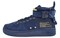 Nike SF Air Force 1 Mid Obsidian Metallic Gold aj0424-400 - фото 632725