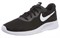 Nike Tanjun Durable Breathable Low Top Training Running Shoes Women's Black White 921668-007 - фото 632811
